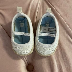 Carter’s NB baby girl shoes